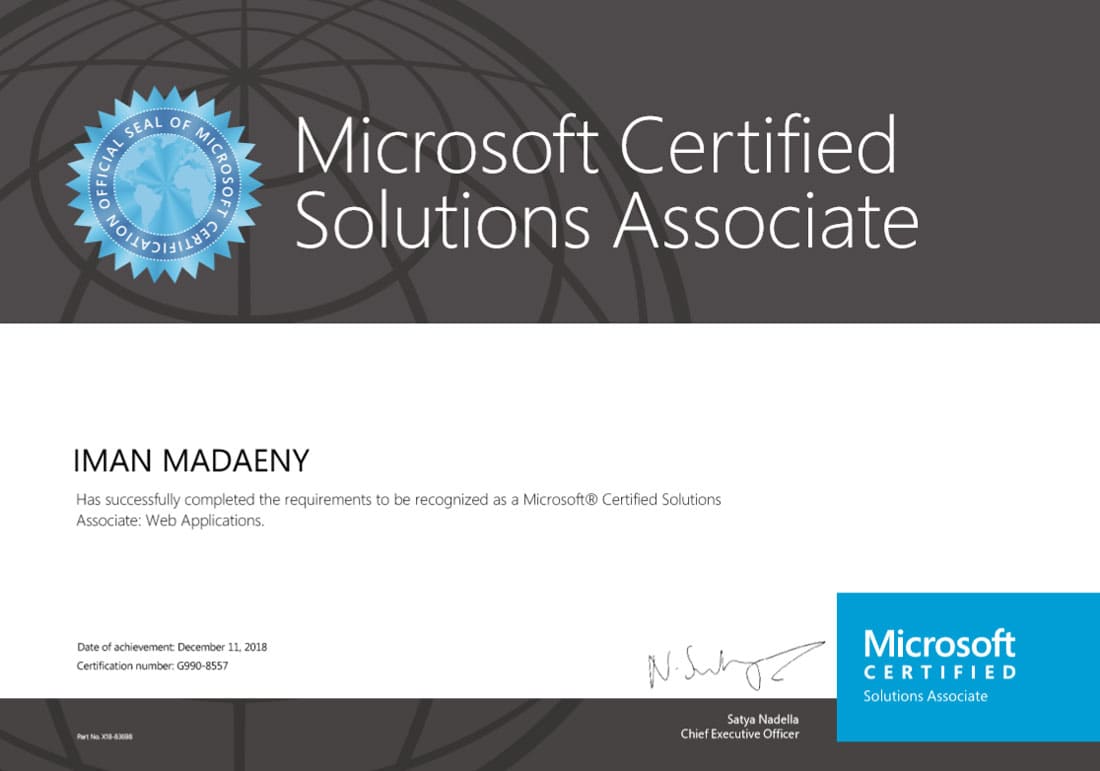 Microsoft Certified Solutions Associate